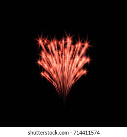 Colorful fireworks