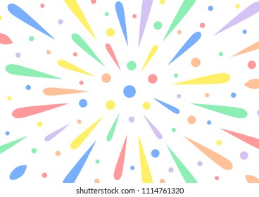 colorful fireworks background