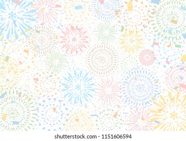 colorful fireworks background