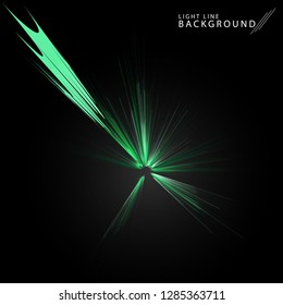 Colorful fireworks radiating, lines. Vector illustration.Dynamic style. Abstract background blast, lines moving fast from the outside, radiating sharply
