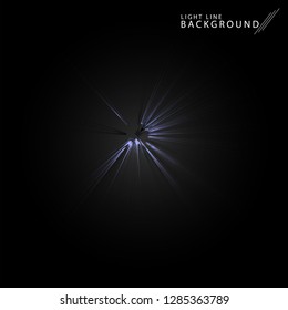 Colorful fireworks radiating, lines. Vector illustration.Dynamic style. Abstract background blast, lines moving fast from the outside, radiating sharply