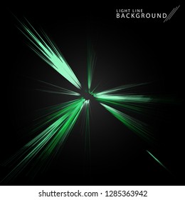 Colorful fireworks radiating, lines. Vector illustration.Dynamic style. Abstract background blast, lines moving fast from the outside, radiating sharply