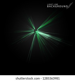 Colorful fireworks radiating, lines. Vector illustration.Dynamic style. Abstract background blast, lines moving fast from the outside, radiating sharply
