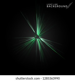 Colorful fireworks radiating, lines. Vector illustration.Dynamic style. Abstract background blast, lines moving fast from the outside, radiating sharply