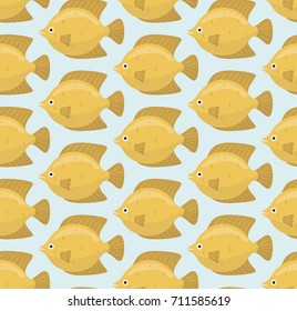 Colorful fish pattern
