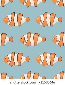 Colorful fish pattern