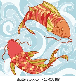 647 Koi fish repeat Images, Stock Photos & Vectors | Shutterstock