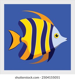 colorful fish vector illustration icon