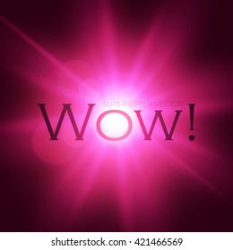 Colorful Flash. Abstract Shining Background. Vector illustration