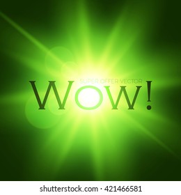 Colorful Flash. Abstract Shining Background. Vector illustration
