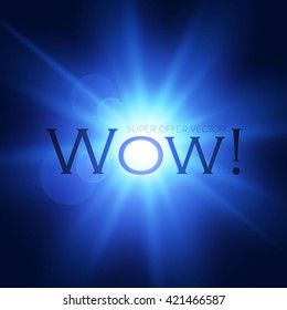 Colorful Flash. Abstract Shining Background. Vector illustration