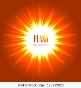 Colorful flash. Vector illustration