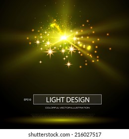 Colorful flash. Vector illustration