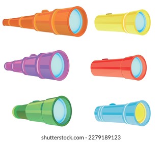 diseños de ilustrador de vectores de linternas coloridas