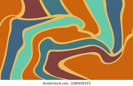 Fondo abstracto plano colorido con textura de elementos geométricos de color. Ilustración del vector