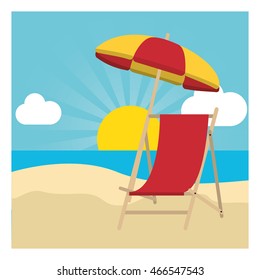Colorful and flat illustration. Vector graphic