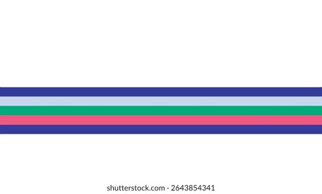 Colorful flat stripes alternate pattern background decorate abstractly