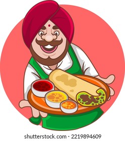 Masala Dosa es una comida india muy popular