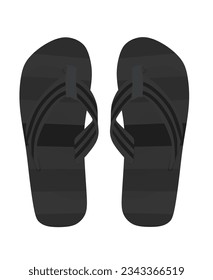 Colorful flip flops. vector illustration