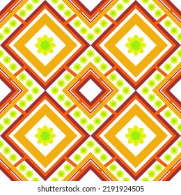 Colorful floor patterns vector used in industrial applications, fabrics, tiles.