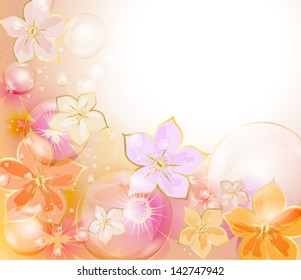 Colorful floral background