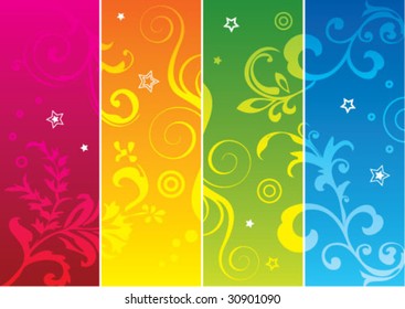 colorful floral background