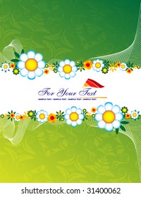 Farbiger floraler Hintergrund