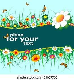 Colorful floral background