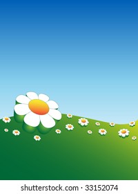 Colorful floral background