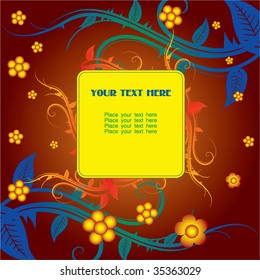 colorful floral background