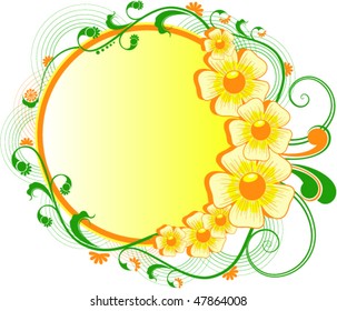 colorful floral background