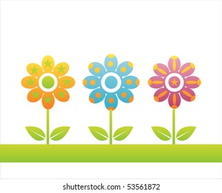 colorful floral background