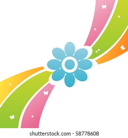 colorful floral background
