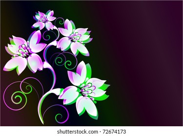 colorful floral background