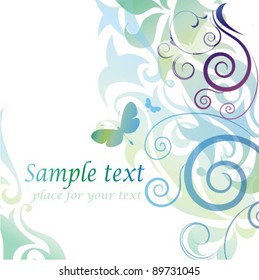 Colorful floral background