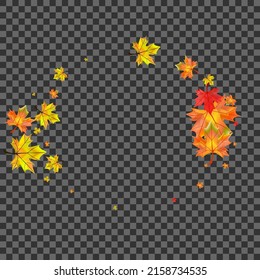 Colorful Floral Background Transparent Vector. Leaves Decoration Design. Green Realistic Plant. Collection Leaf Texture.
