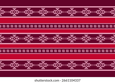 Colorful Floral Batik Seamless Pattern for Fabric
