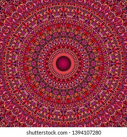 Colorful floral garden mandala wallpaper - oriental abstract vector meditation background illustration