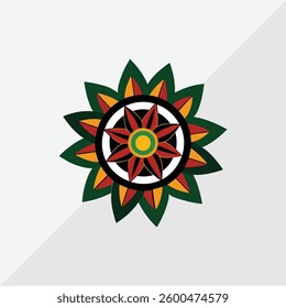 Colorful Floral Mandala Pattern for Stunning Backgrounds
