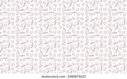 Colorful floral pattern for a abstract design.