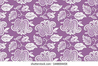 Colorful floral pattern. Can be used as background. Vector illustration.