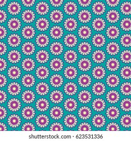 colorful floral  pattern desgin 