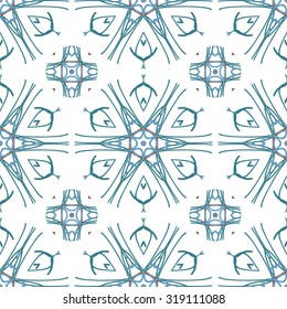 Colorful floral pattern, Colorful floral seamless pattern.