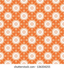 Colorful floral pattern. A seamless vector background.