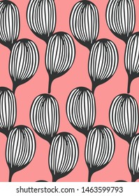 colorful floral pattern. Vector illustration.