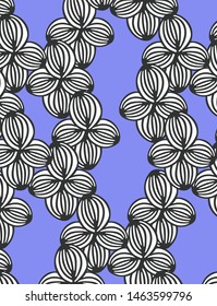 colorful floral pattern. Vector illustration.
