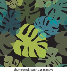 Colorful floral pattern. Vector image.