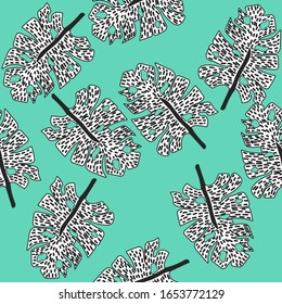 Colorful floral seamless background vector illustration. Element decorative. Abstract graphic pattern. Fashion print.