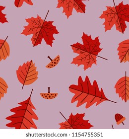 Colorful floral seamless pattern for autumn fashion
