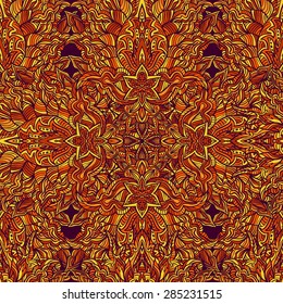 Colorful floral seamless pattern Islamic Arabic ornament design